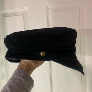 Lack of Color Black Cap 100% Leather